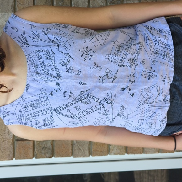 Purple Hemp Tank Top - Picture 1 of 7